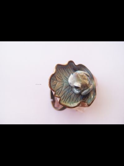 Волшебное кольцо с лягушкой "Принцесса Сентябрьской Измороси"