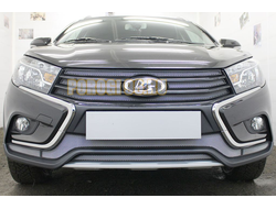 Защита радиатора Lada Vesta Cross 2018- / Vesta SW Cross 2018- chrome боковые
