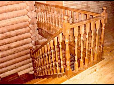 Ограждение из сосны. Вариант №10