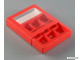 Коробка под 9 конфет Красный  14,5 х 14,5 х 3,5 см