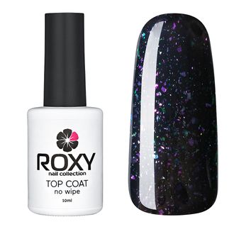 Топ без липкого слоя с шиммером - TOP COAT no wipe Т05 shine (10 ml)