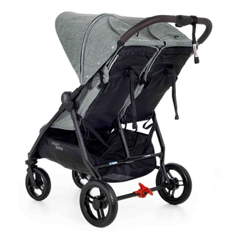 Коляска прогулочная для двойни Valco Baby Slim Twin Grey Marle