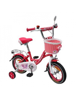 Детский велосипед OSCAR KITTY 12 розовый/белый