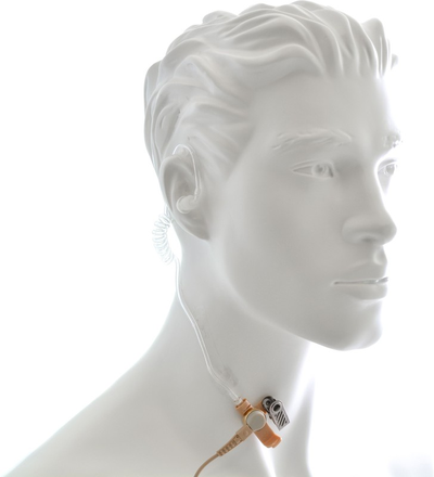 Гарнитура TurboSky TK-3 White (телесного цвета, разъем Kenwood)