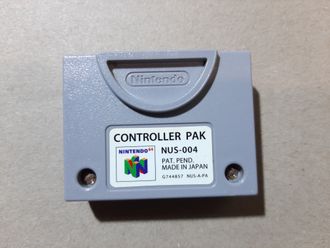 №090 Карта памяти для N64 (NUS-004) Оригинал Made in Japan