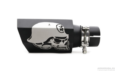 Насадка на глушитель ЧЕРЕП короткая