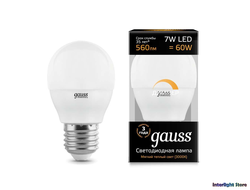 Gauss LED Globe 7w 830/840 DIM E27