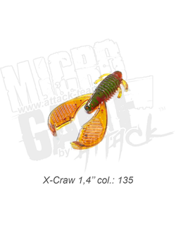 Приманка ATTACK X-Craw 1,4" цвет #135 (10 шт/упак)