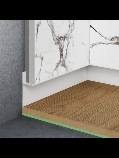 Теневой плинтус скрытого монтажа Pro Design Panel 7208 Белый