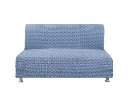 Чехол на 3хм диван без подлокотников Сиена Сатурно Синий ИТАЛИЯ