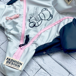 Limargy Дождевик для девочек с плюшевым подкладом "Bear"