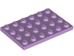 Plate 4 x 6, Lavender (3032 / 6334052)