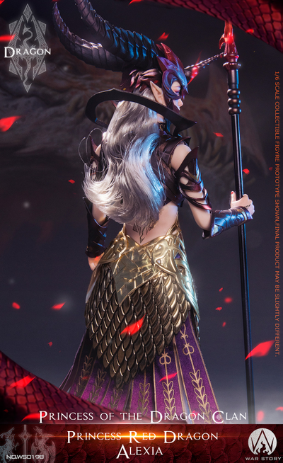Принцесса-дракон Алексия (красная) - Коллекционная ФИГУРКА 1/6 scale Dragon Princess - Red Dragon Alexia (WS019B) - WAR STORY