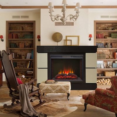 Электрокамин Норман BL-SL с очагом Sparta 25.5 LED