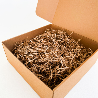 3 штуки - Подарочная коробка GILEV 32х32х12см с наполнителем и синей лентой