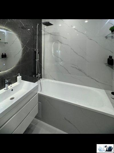 Керамогранит Van Hong Ceramic Carrara Classic 60х120 см белый глянцевый