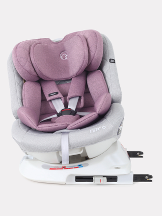 Автокресло 0-36 кг Rant Nitro Isofix 0+ 1-2-3 Grey/Pink