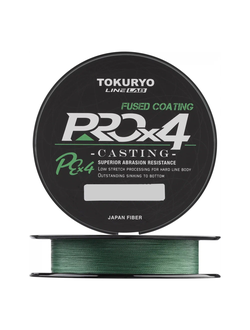 Плетёный шнур Tokuryo Pro PE X4 Dark Green 0.8 PE 150 m