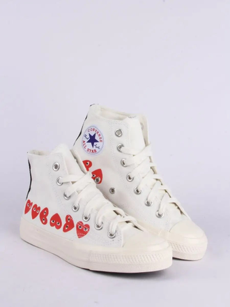 Кеды Converse Play Comme Des Garçons Love белый