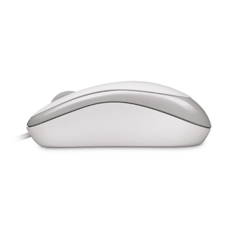 Мышь компьютерная Microsoft Basic Mouse, USB, Белая