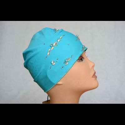 Голубая шапочка из лайкры Vizio 5036 Италия