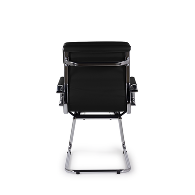 Кресло СН-303 Кайман Трио Н/п soft хром S-0401 черный