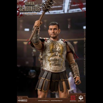 Римский гладиатор в чешуйчатой броне - КОЛЛЕКЦИОННАЯ ФИГУРКА 1/6 scale Imperial Legion Roman Gladiator Ares Version (HH18052) - HAOYUTOYS