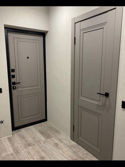 ТАНДОР. СТАЛЬ 2 мм. ДЕКАНТО 100 мм. ТРЕХКОНТУРНАЯ. ЧЕРНЫЙ БУКЛЕ / SOFT TOUCH СЕРЫЙ БАРХАТ