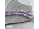 Аметист лавандовый кристаллы без обработки 10-10,5х10-14 мм, цена за нить 19 см