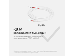 Светодиодная лента для бани и сауны 24В, 14,4Вт/м,  5м /Apeyron™/