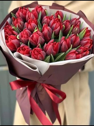 Букет "Симфония тюльпанов"