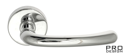 Дверная ручка на круглом основании Fratelli Cattini "ISEO" 7-CR полированный хром