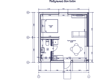 Модуль дома "Романтика"