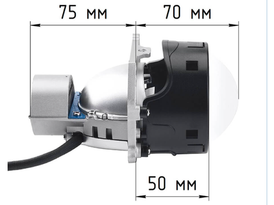 Билед модули Aozoom A17 Orion 3.0 дюйма, 2 чипа, 5500K, 12V, 58W/65W, крепление 3R (комплект, 2шт)