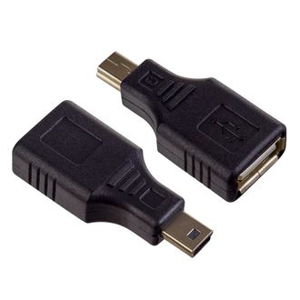 Переходник USB2.0 A розетка - Mini USB вилка A7016