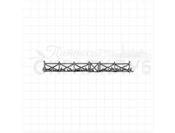 Штамп садовые забор с калиткой