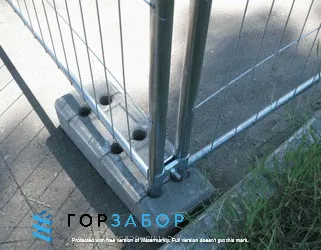 Временное строительное ограждение в наличии