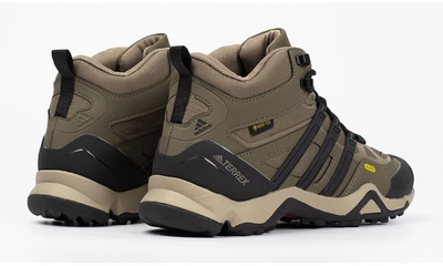 Adidas Terrex Mid Gore-Tex Beige Black зимние