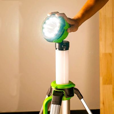 Мачта светодиодная осветительная 2-в-1 Greenworks G120WLS 24V