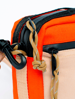 Сумка Якорь Таблетка Бежевый Твил / Морковный Нейлон фото 7