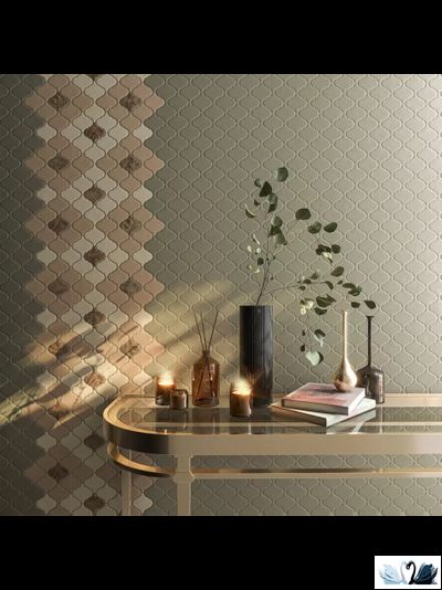 Плитка Kerama Marazzi Арабески 26 х 30 см желтая светлая матовая