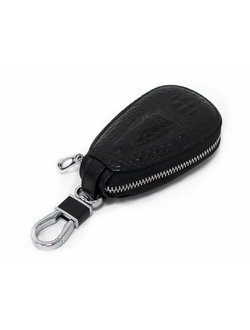 Ключница с кошельком под наклейку логотипа авто. Чёрный