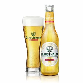 Пиво Клаусталлер Лимон (Clausthaler Lemon) Безалкогольное светлое фильтр, объем 0,33 л