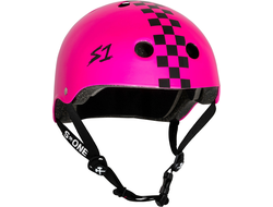 Купить защитный шлем S1 (PINK GLOSS W/ CHECKERS) в Иркутске