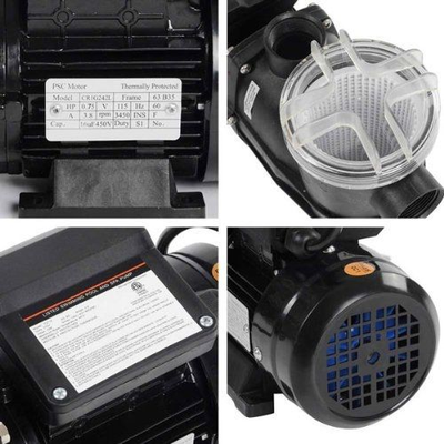 Насос Poolline PF72516 Plus однофазный с префильтром и таймером