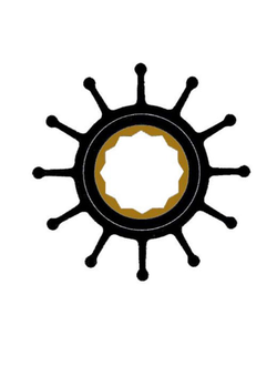 Импеллер помпы охлаждения двигателя Ancor 4205 Ø65x80мм со шлицами