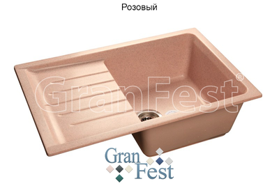 Керамическая мойка для кухни Granfest Гранфест GF-P760L реверсивная 1 секционная мойка