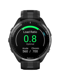 Умные часы Garmin Forerunner 965 Black / Powder Gray DLC Titanium