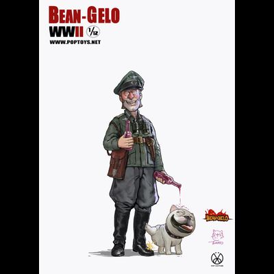 Немец "Пьянчуга" Бранд - Коллекционная фигурка 1/12 scale Bean Gelo Series Brand (BGS004) -  POPTOYS