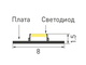 Лента Arlight RT-A80-8mm 24V (6 W/m, IP20, 2835, 5m)